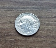 2 zł złote Głowa Kobiety 1932 r.- SREBRO - Bardzo ładne