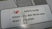 Uchwyt spawalniczy MiG 150 SPM-15-12-500 Mig TIG  z gniazdem EURO