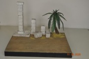 Diorama 1/35 podstawka POD PALMAMI