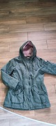 Kurtka parka khaki kożuszek zima 158 Smyk 