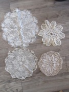 Serwetki szydełkowe vintage retro 