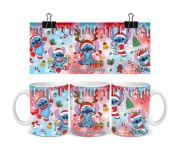 Kubek z nadrukiem STITCH święta prezent gwiazdka mikołaj 330ml
