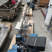 Demag, dzwig do rolek na nawijak folii, podwojny