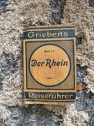 Griebens Reiseführer „Der Rhein” 1927 - wiele map - Pressa 1928 Köln