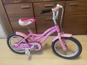 Rower rowerek aluminiowy różowy dla dziewczynki Merida Daisy 16 cali