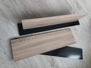 dwie półki BLACK RED WHITE dąb sonoma