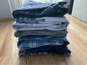 Duża paka zestaw markowych spodni jeansy tregginsy lee Zara H&M S 36