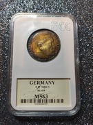 5 MAREK 1939 D Hindenburg Swastyka SREBRO MS63