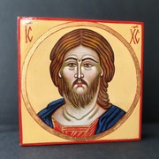 Pantokrator Jezus Chrystus, ikona pisana