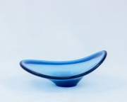 Ręcznie dmuchana patera P.Lütken, Holmegaard, Dania, vintage, 60te