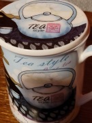 Kubek  Ravi Decor Tea Style chiński? z pokrywką 