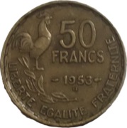 Francja 50 franków z 1953 rok - OBEJRZYJ MOJĄ OFERTĘ