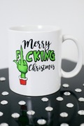 Hit nowy kubek mikołajki święta grinch mega super prezent gratis breloczek 