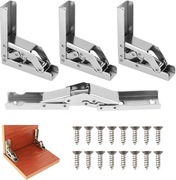 4 zawiasy meblowe składane, 90/180 stopni, zawiasy składane