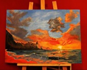 Obraz olejny duzy Art oilpainting 50x70