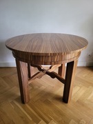 Stół rozkładany okrągły w stylu Art Deco, Niemcy, lata 30.