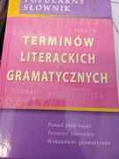 Słownik terminów literackich i gramatycznych 