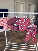 98 set Next komplet panda zestaw piżam piżamy piżama poza