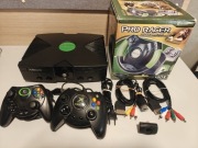 Konsola Xbox Classic (softmod) zestaw z kierownicą