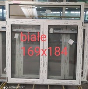 Okno PCV nowe białe brąz antracyt