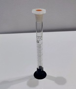 Cylinder miarowy szklany 10 ml  z korkiem - szkło laboratoryjne