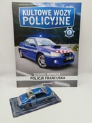 Model Policyjny SUBARU IMPREZA 1:43 DeAgostini Kultowe Wozy Policyjne NOWY 