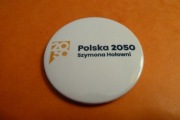 Polska 2025 Szymon Hołownia Button Przypinka Polityka Partia Wybory Sejm