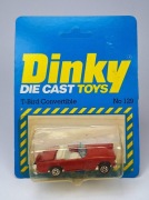 DINKY - FORD THUNDERBIRD CABRIO, No 129, Made in Hong Kong 