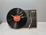 Zegar ścienny retro vintage  z gramofonu UNITRA