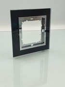 Magic Ramka pojedyncza szklana czarny + chrom Timex-elektro