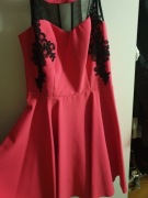 Sukienka róż s/m fuksja