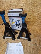 2X KOBYŁKI 6T PODSTAWKI WARSZTATOWE PODPORY Z BLOKADĄ GUMĄ PINEM REGULOWANE