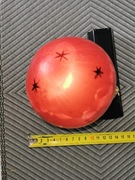 Duża ręcznie zdobiona bombka PRL 