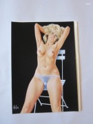 Sitodruk Akt portret Aslan Alain Gourdon