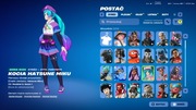 Fortnie Konto Geralt,Lara Croft,Glow +200 skinów Ratowanie Świata