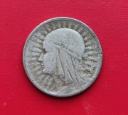 2 ZŁOTE GŁOWA KOBIETY 1933 rok - srebro AG oryginał - nr 3