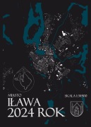 Schwarzplan miasta Iławy 13x18cm