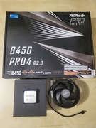 NOWY Asrock B450 Pro4 Ryzen 5 3600 AM4 zestaw płyta główna procesor cooler