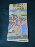 Beskid śląski i żywiecki mapa 