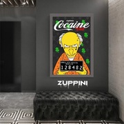 BURNS Simpsons NARCOS  plakat dekoracja ścienna 