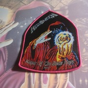 ]:-) HELLOWEEN - NASZYWKA TKANA NOWA -  9 x 11 CM - POWER METAL/HEAVY METAL