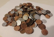 Zestaw ok 215 monet zagranicznych 