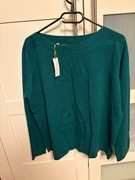 Sweter wełniany z kaszmierm