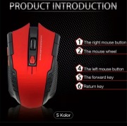 Myszka Gamingowa Bezprzewodowa czerwona