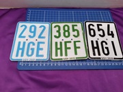 stara tablice rejestracyjne blacha do skutera niemieckie oryginał 3szt