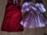 2 sukienki rozmiar 122