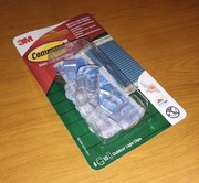 Klipsy do Kabli / Lampek / Command 3M / 8 sztuk