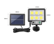 Lampa LED Solar Split kinkiet 3 tryb wodoodporny c