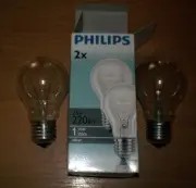 Żarówka tradycyjna PHILIPS E27 25W 230V przezroczysta 