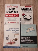 Web design, funkcjonalność stron WWW, UX, interfejsy - pakiet książek 